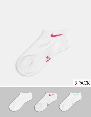 nike ankle socks colorful