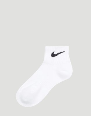 white nike socks asos