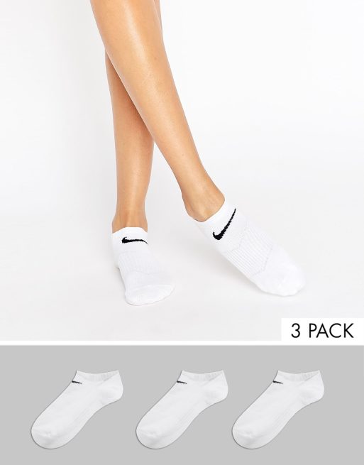 Nike women's white no show outlet socks