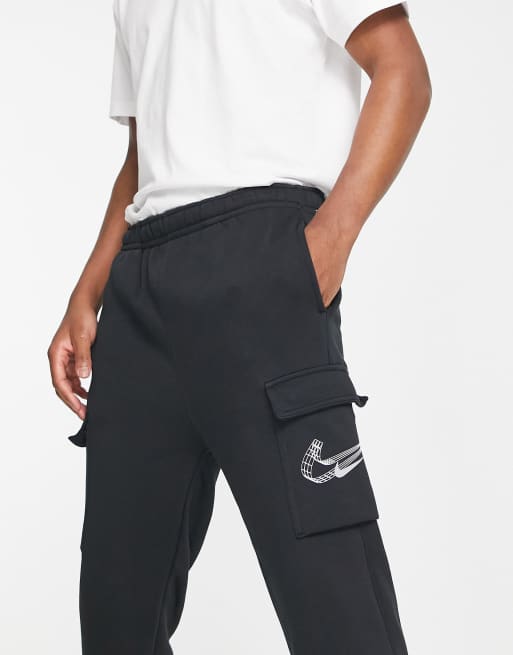 Nike swoosh discount cargo fleece joggers