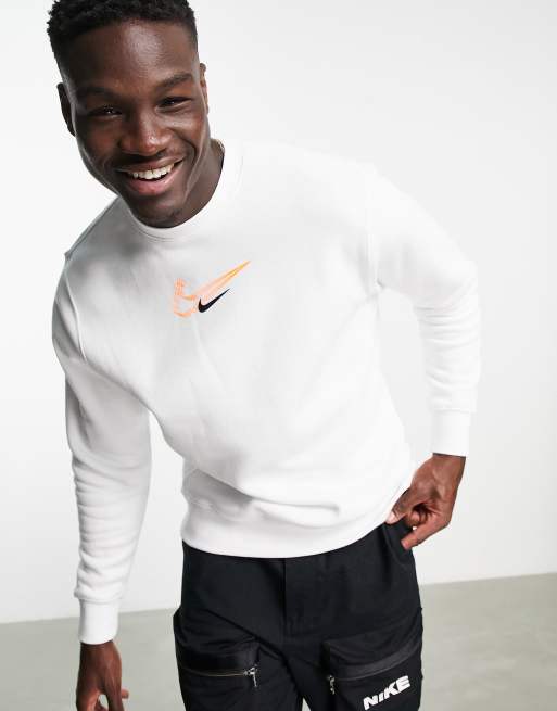 Nike swoosh shop graphic sweatshirt