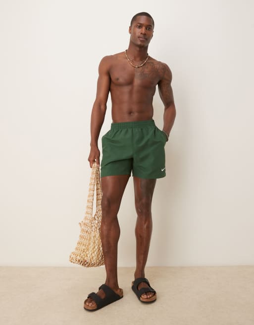 Nike 5 inch Volley swim shorts in green, 3 of 4