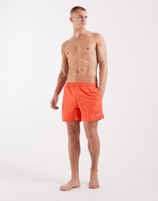 Nike 5 inch Volley swim shorts in orange, 2 of 5