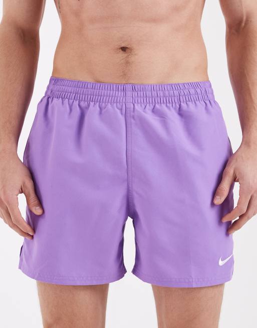 Nike 5 inch Volley swim shorts in purple, 4 of 5
