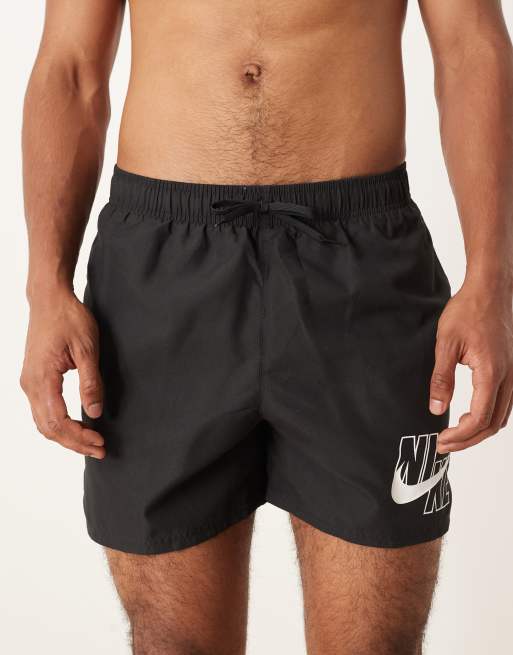 Nike 5 inch Volley swimming shorts in black, 4 of 5