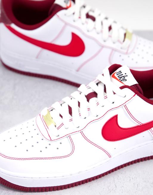 Nike air force store one virgule rouge