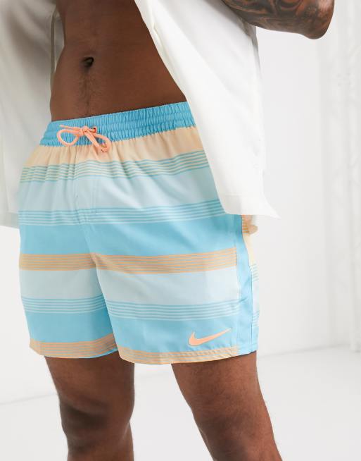 Nike linen cheap racer swim trunks