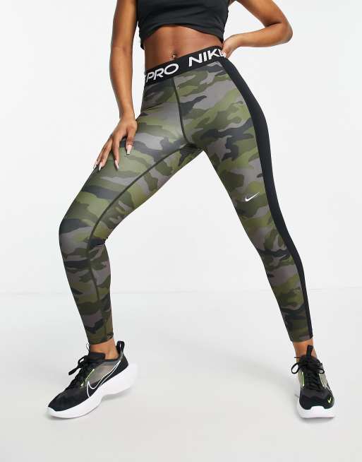 Nike swoosh camo outlet leggings