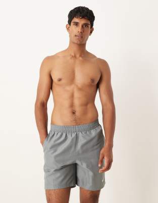 Nike Swimming Nike 7 inch Volley swimming shorts in grey