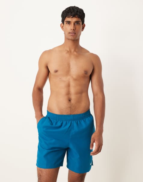 Nike - 7-inch volley-zwemshort in groen - view 1