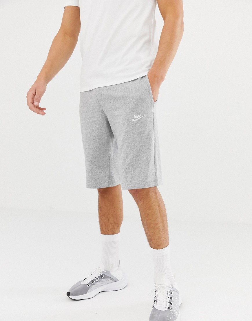 Nike - 804419-063 - Pantaloncini in jersey grigio