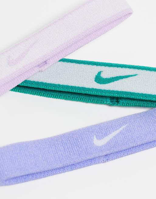 Nike 9 pack mixed hairbands in purple, 2 of 4