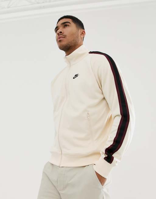 Nike tribute sale tracksuit beige