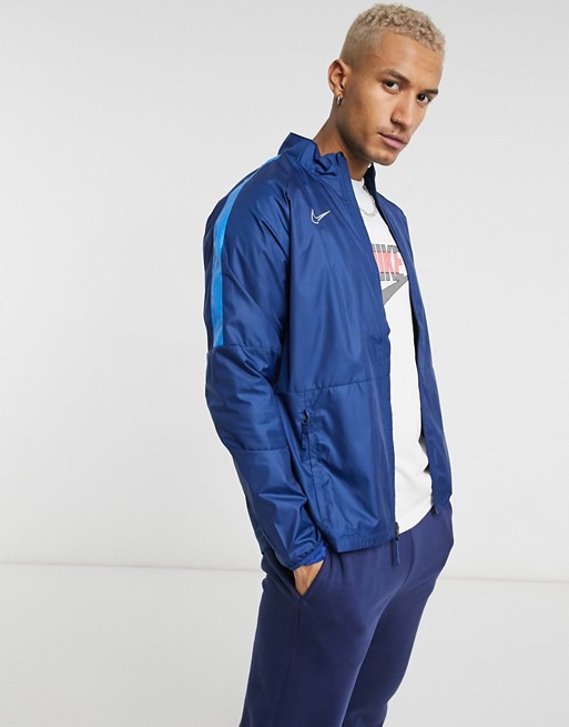 Nike Acadamy track jacket in blue