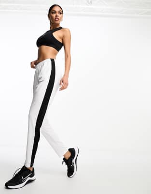 Nike Academy Dri-FIT pants in white