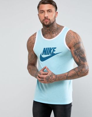 Nike Ace Logo Vest In Blue 779234-499 | ASOS