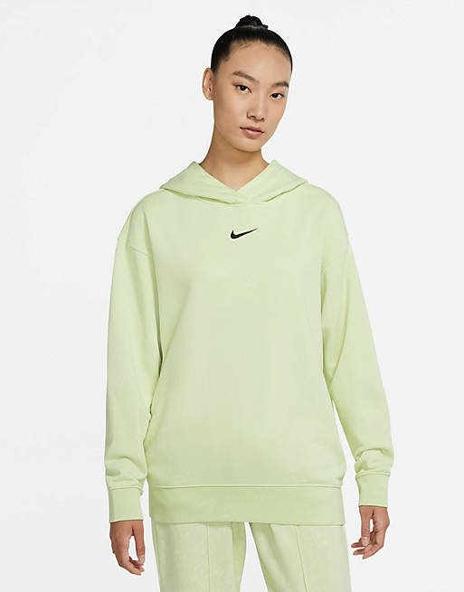 Nike Acid Wash Pack oversized hoodie in pale lime | ASOS