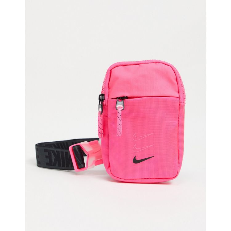 Nike Advance Crossbody Bag In Neon Pink