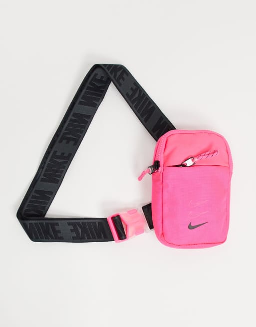 Nike Advance Crossbody Bag In Neon Pink