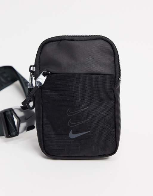 Nike Advance crossbody bag in triple black | ASOS