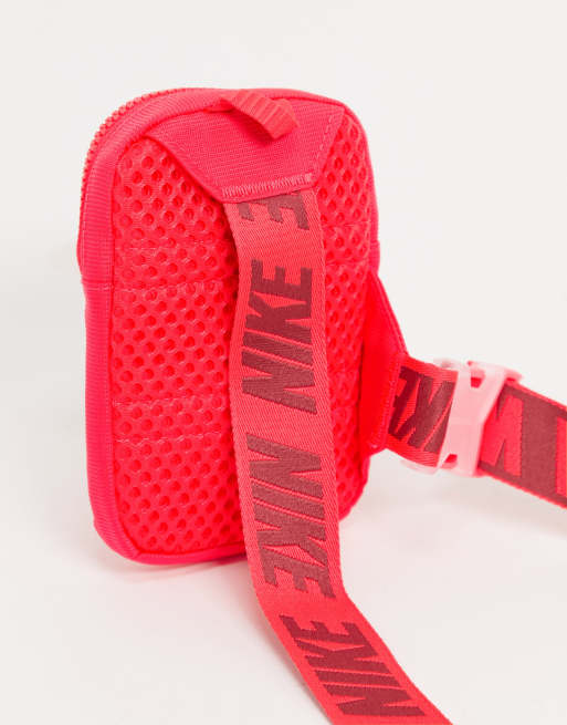 Nike Advance logo taping crossbody bag in red ASOS