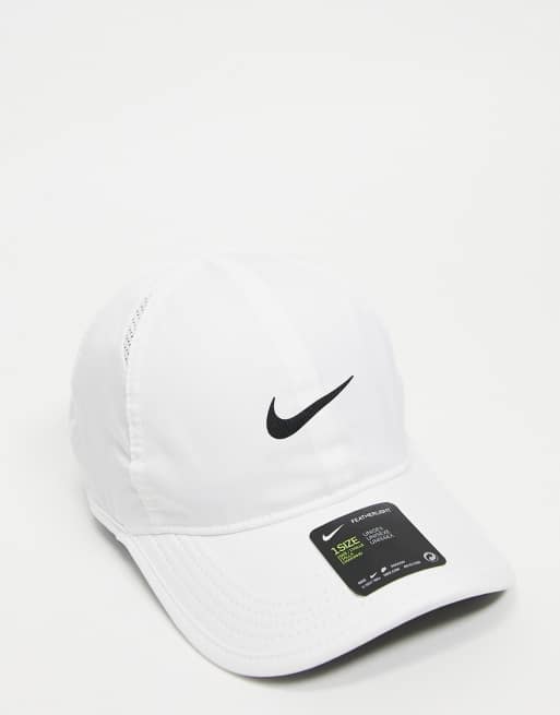 Nike Women's Featherlight Running Cap Hat Aerobill Adjustable White :  : Clothing, Shoes & Accessories