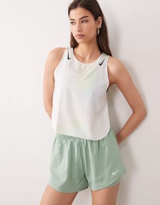 Nike Aeroswift Tank Top In White