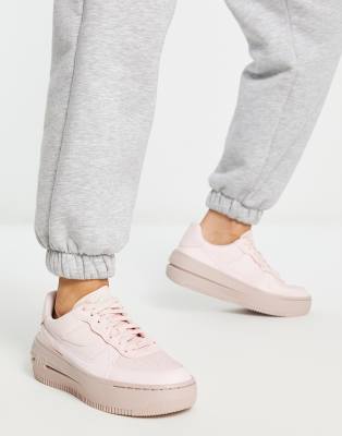 pink platform air force ones