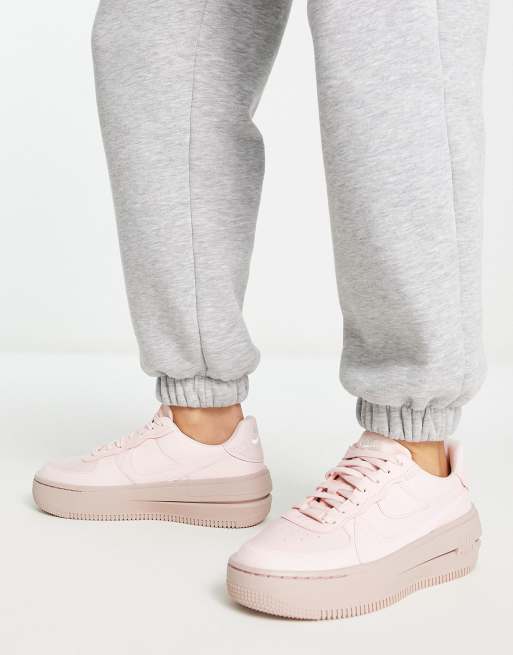 Air force 1 hot sale platform pink