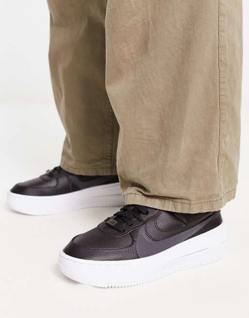 Asos black air hot sale force 1