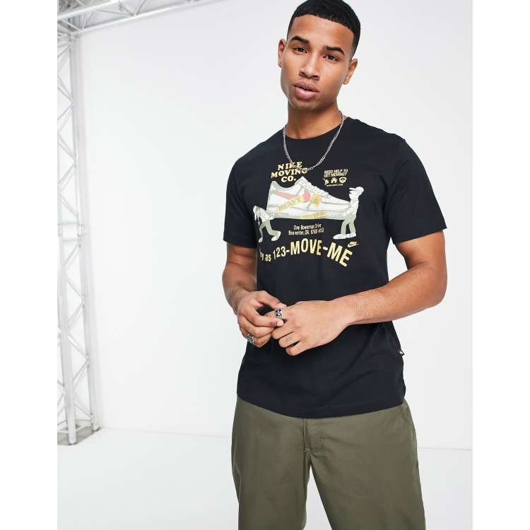 Air force 1 t shirt black sale