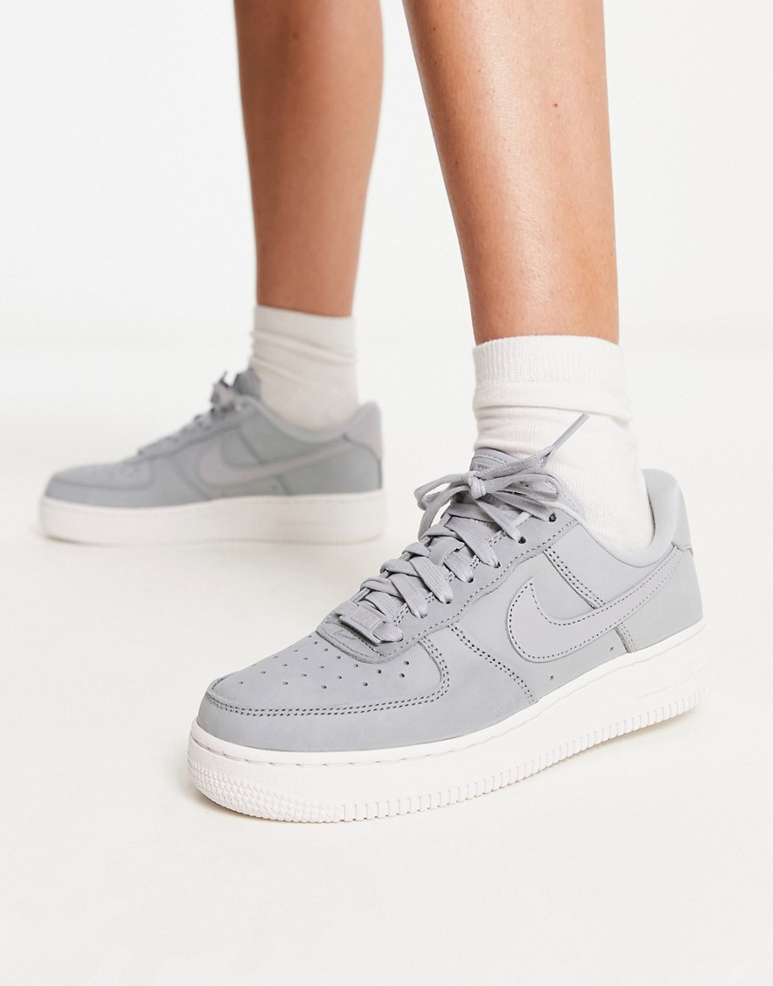 Nike AF1 trainers in grey