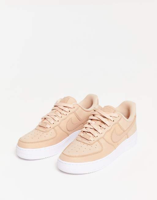 Tan and pink air best sale force ones