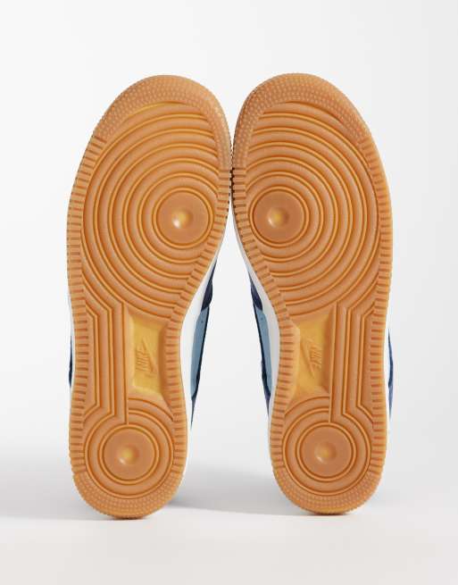 Nike – Air 1 '07 LV8 – Niebieskie jeansowe buty sportowe, 5 z 5
