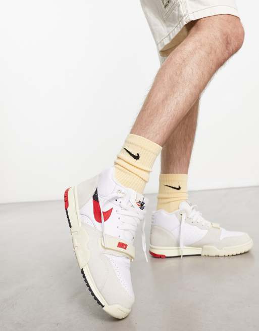 Asos white nike trainers online