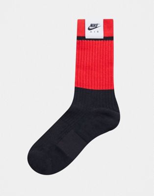 black and red nike socks