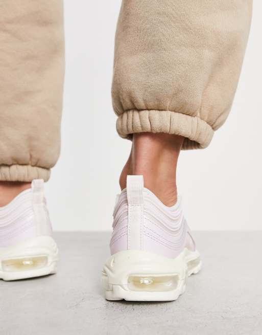 Nike Air 97 trainers in pink and pearl