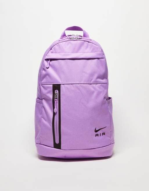 Purple nike top air max backpack