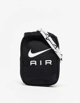 Nike - Air - Beuteltasche in Schwarz mit Umhängeband