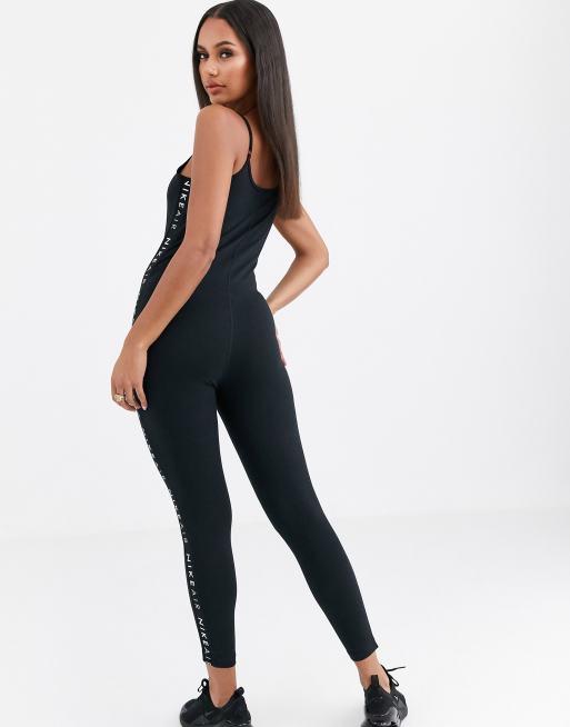 Nike Air black unitard jumpsuit