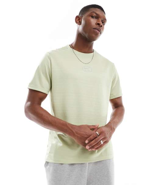 Nike - Air - Bleg grøn T-shirt med logoprint - view 1
