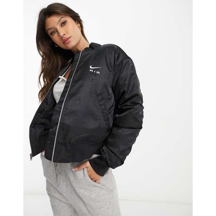 Nike air black online jacket