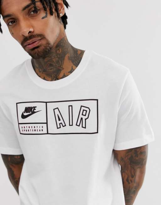 Nike air box 2024 logo t shirt