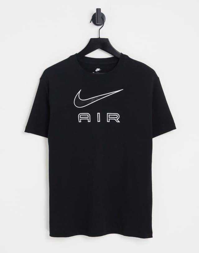 Nike Air boyfriend t-shirt in black