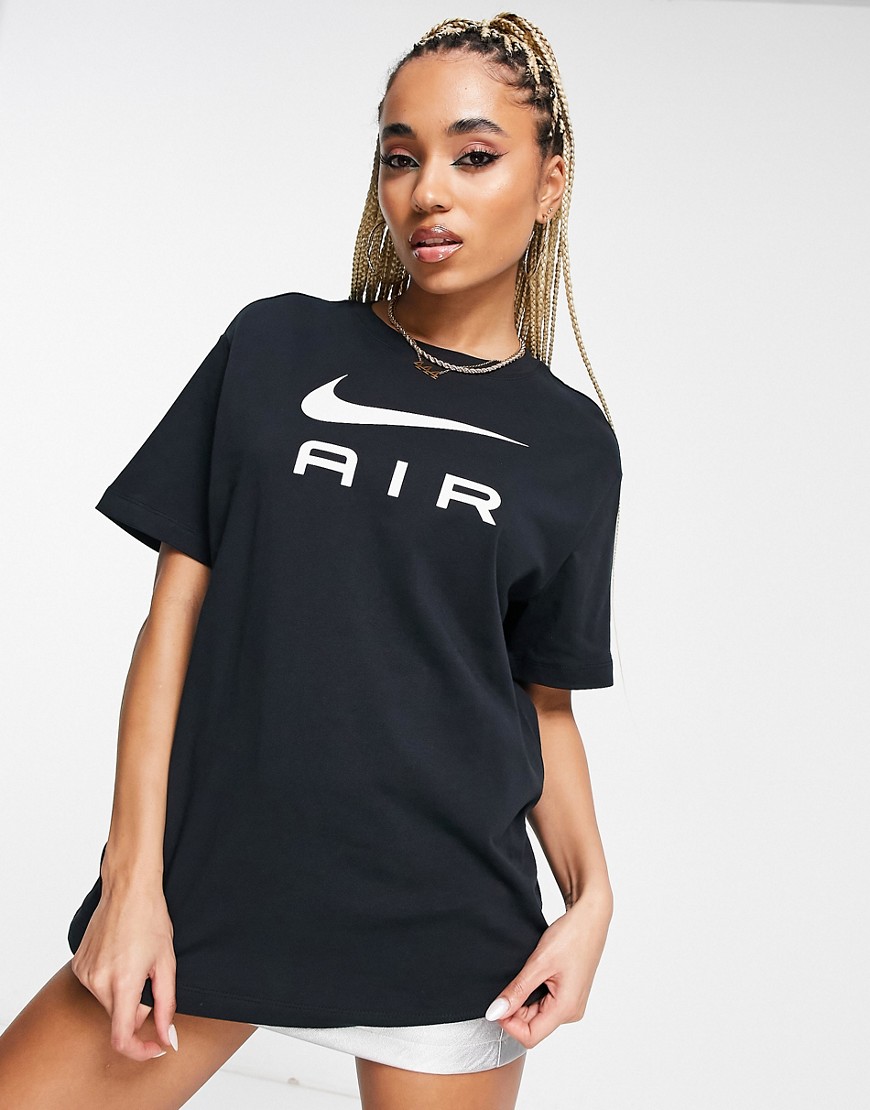 Nike Air boyfriend t-shirt in black