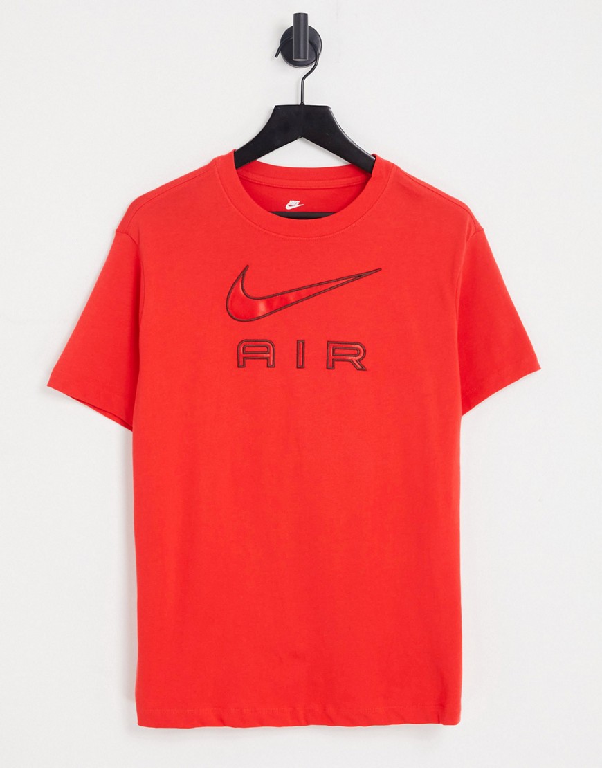 Nike Air boyfriend t-shirt in red