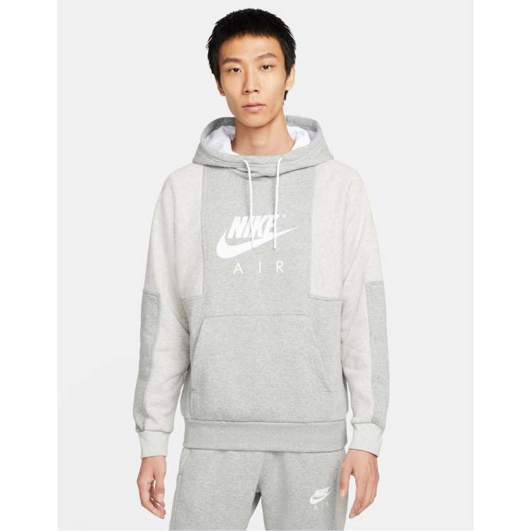 Nike air block logo fleece hoodie 2025