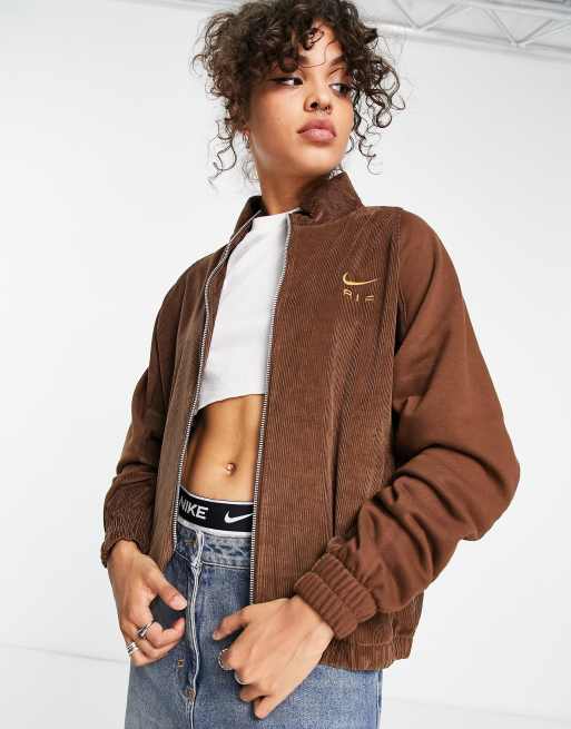 Zip up shop corduroy jacket