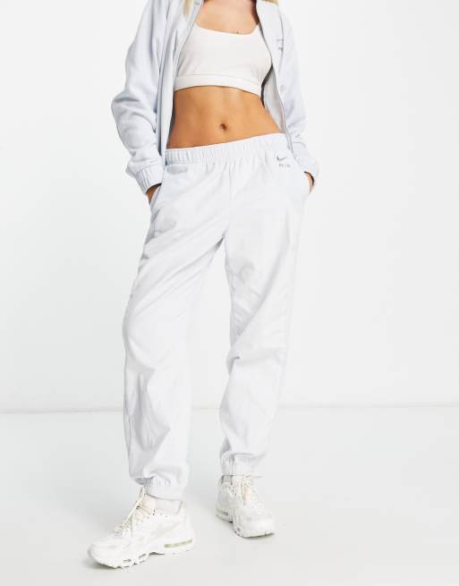 Nike Air corduroy fleece sweatpants in pure platinum