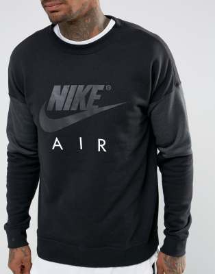 black nike air sweatshirt